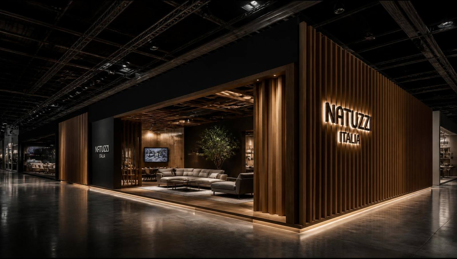 Exhibition stand designed and built by Aron Saze